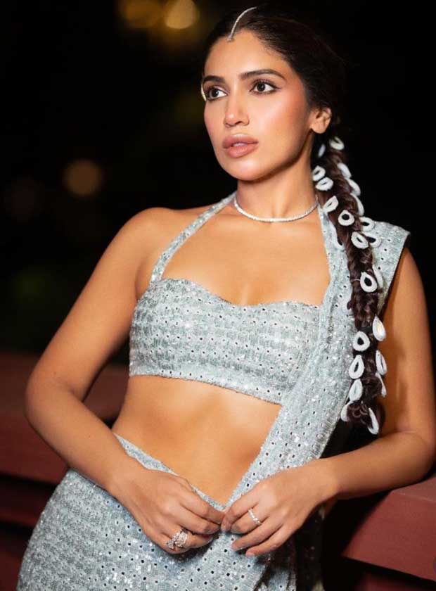 Disha Patani Raises The Heat In A Sultry Saree Worth Rs. 2.4 Lakhs, Styles  It With A Sexy Bralette