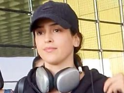 Comfort over style! Sanya Malhotra gets clicked at the airport by paps