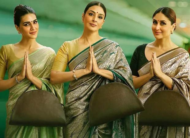 Crew cast Kareena Kapoor Khan, Kriti Sanon, and Diljit Dosanjh send a message to Tabu saying, “We miss you"