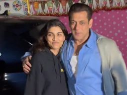 Cute! Salman Khan poses with niece Alizeh Agnihotri as he leaves for Mumbai