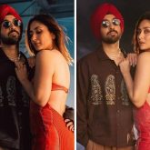 Diljit Dosanjh raises hotness quotient as he poses with Kareena Kapoor Khan from Crew music video shoot: “Tera ni mai LOVER”
