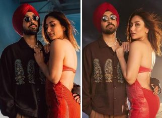 Diljit Dosanjh raises hotness quotient as he poses with Kareena Kapoor Khan from Crew music video shoot: “Tera ni mai LOVER”