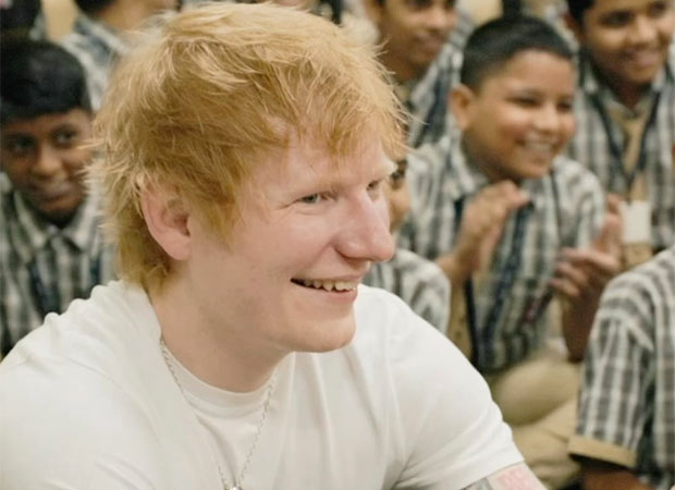 Ed Sheeran delights children and sings songs in Mumbai as he arrives in India for his concert, watch Ed Sheeran delights children and sings songs in Mumbai as he arrives in India for his concert, watch