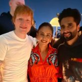 Ed Sheeran meets newlyweds Rakul Preet Singh and Jackky Bhagnani; see pic