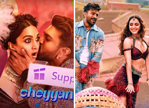 Game Changer: Ram Charan kisses Kiara Advani in first dance number ‘Jaragandi’, watch : Bollywood News