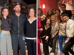 Hrithik Roshan sports War 2 look as he arrives for Ed Sheeran’s welcome party with Saba Azad and son Hrehaan; Madhuri Dixit, Farah Khan & more party at Gauri Khan’s restaurant