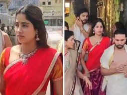 Janhvi Kapoor offers prayers at Tirumala temple with rumoured boyfriend Shikhar Pahariya and close friend Orhan Awatramani aka Orry on her birthday, videos go viral