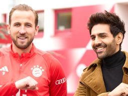 Kartik Aaryan teaches Chandu Champion dialogue to footballer Harry Kane, watch