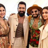 Katrina Kaif, Vicky Kaushal share a lovely moment with parents-to-be Ranveer Singh and Deepika Padukone in Jamnagar