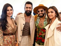 Katrina Kaif, Vicky Kaushal share a lovely moment with parents-to-be Ranveer Singh and Deepika Padukone in Jamnagar