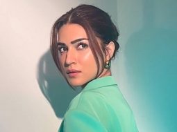 Confident & Bold! Kriti Sanon looks classy in this blue outfit