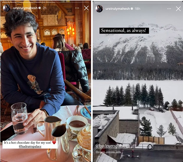 Mahesh Babu vacations in Switzerland