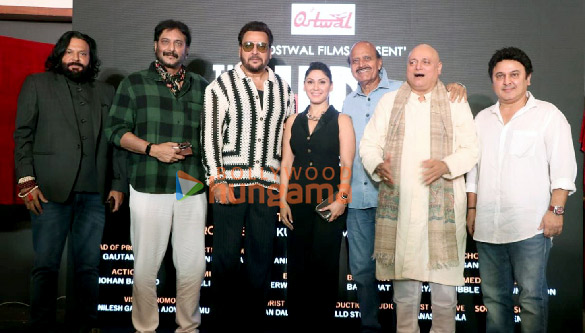photos anupam kher manjari fadnnis manoj joshi and others snapped at the launch of the film the up files 3