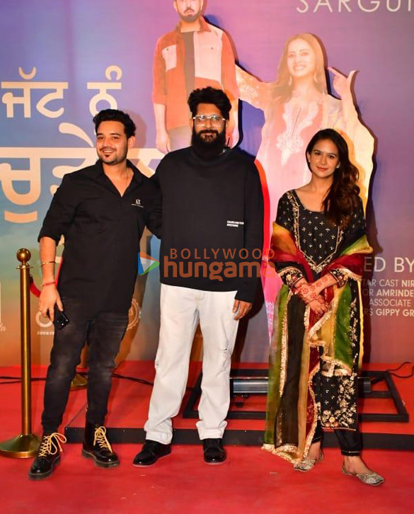 photos gippy grewal sargun mehta and others grace the premiere of jatt nuu chudail takri 8