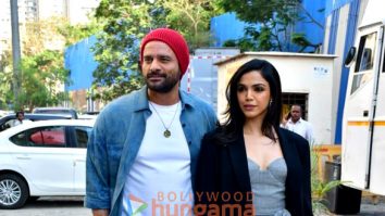 Photos: Jaideep Ahlawat and Shriya Pilgaonkar snapped in Andheri