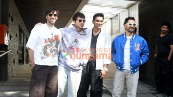 Photos: Kunal Kemmu, Divyenndu, Avinash Tiwari and Pratik Gandhi snapped promoting their film Madgaon Express at Game Papacio, Bandra