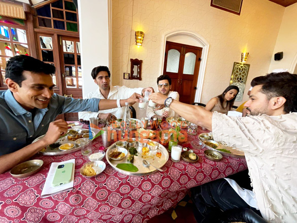 photos kunal kemmu pratik gandhi divyendu sharma avinash tiwari and nora fatehi enjoy gujarati food in ahmedabad during the prom 1
