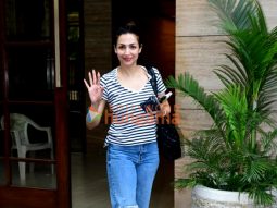 Photos: Malaika Arora spotted outside her residence in Bandra