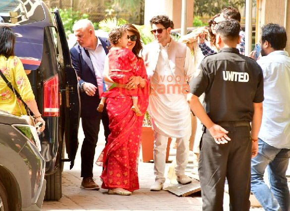 Photos: Priyanka Chopra Jonas, Nick Jonas snapped with daughter Malti Chopra Jonas