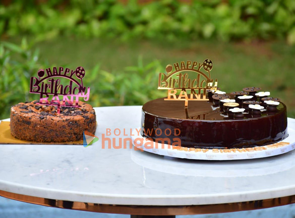 photos rani mukerji snapped cutting cake ahead of her birthday 9