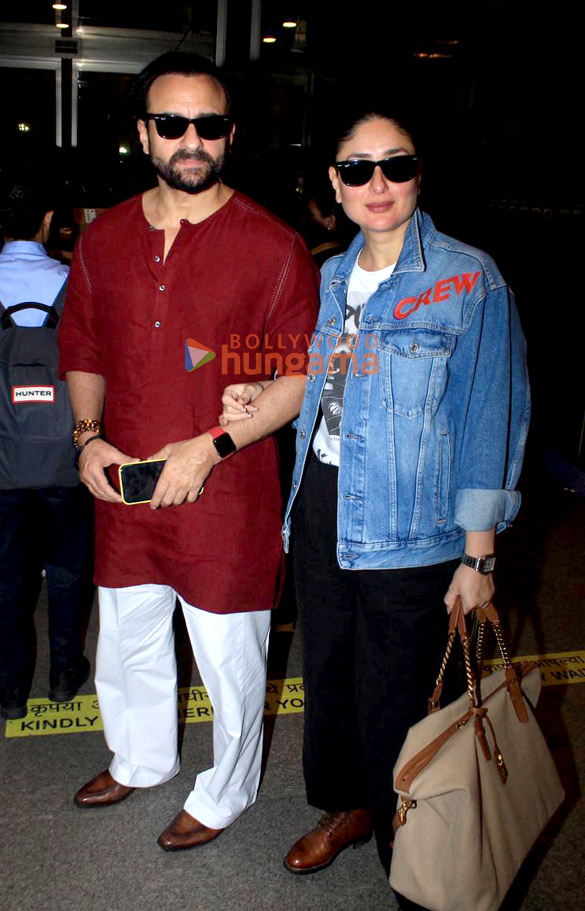 Photos: Saif Ali Khan, Kareena Kapoor Khan, Nimrat Kaur and Govinda snapped at the airport Photos: Saif Ali Khan, Kareena Kapoor Khan, Nimrat Kaur and Govinda snapped at the airport