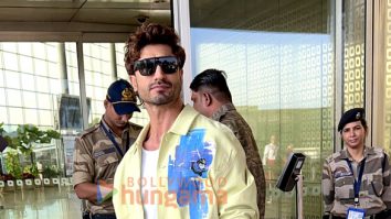 Photos: Vidyut Jammwal and Isha Malviya snapped at the airport