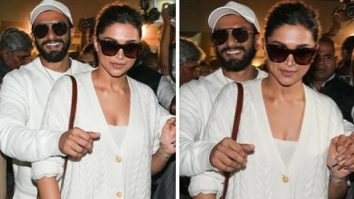 Pregnant Deepika Padukone stuns in a white maxi dress and Rs. 1.9 lakh Max Mara cardigan at the airport with Ranveer Singh, see pics