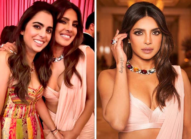 Priyanka Chopra shares inside photos from Isha Ambani’s Holi bash; Nick Jonas reacts to her stunning pastel saree look