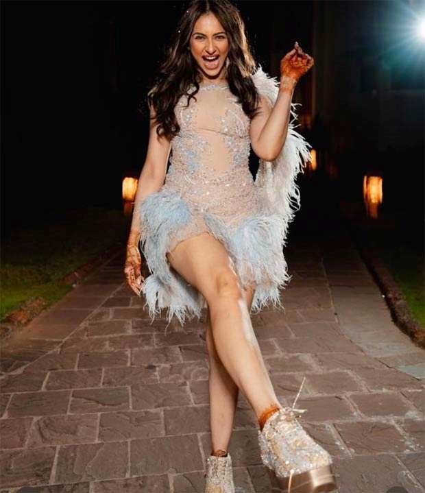 Rakul Preet Singh's sneakers from her sangeet after party by World of Anaar took 35+ hours to craft- Check out the photos now!