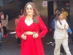 Red elevates Madhuri Dixit’s beauty to another level altogether!