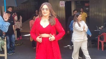 Red elevates Madhuri Dixit’s beauty to another level altogether!
