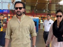 Saif Ali Khan & Kareena Kapoor return to Mumbai post Radhika Merchant & Anant Ambani’s pre-wedding festivities