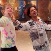 Shah Rukh Khan and Ed Sheeran strike the actor’s signature pose in this cute video; watch