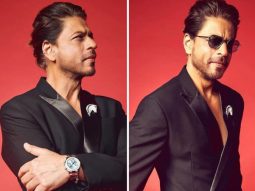 Shah Rukh Khan exudes dapper charm in a black tailored blazer by Manish Malhotra