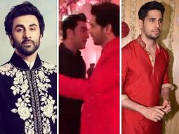 Ranbir Kapoor and Sidharth Malhotra exchange a warm hug at Anant Ambani-Radhika Merchant’s sangeet