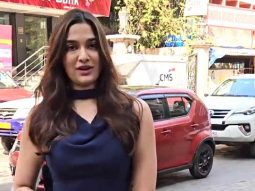 Such a cutie! Saiee Manjrekar is all smiles as she poses for paps