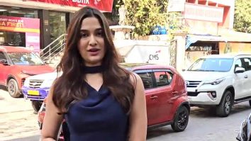Such a cutie! Saiee Manjrekar is all smiles as she poses for paps