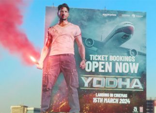 Yodha’s new hoarding featuring Sidharth Malhotra emits fire, literally