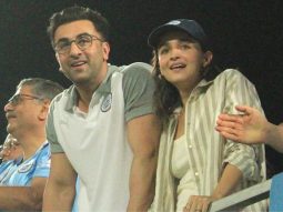 Alia Bhatt and Ranbir Kapoor spotted cheering for Mumbai City FC at Indian Super League semi-final, watch