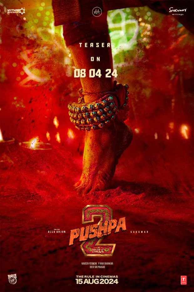 CONFIRMED! Pushpa 2 The Rule makers to release teaser on Allu Arjun's birthday