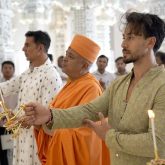 Bade Miyan Chote Miyan stars Akshay Kumar, Tiger Shroff seek blessing at BAPS Hindu Mandir in Abu Dhabi, watch
