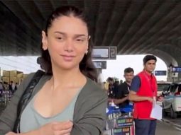 Cute! Aditi Rao Hydari poses for paps as she gets clicked at the airport