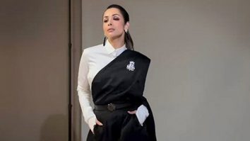 Captured in monochromatic moment! Malaika Arora