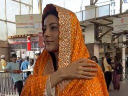 Shehnaaz Gill gets clicked as she seeks blessings at Siddhivinayak Temple