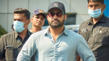 Jr NTR shows off his NEW look as he arrives in Mumbai to shoot for Hrithik Roshan starrer War 2