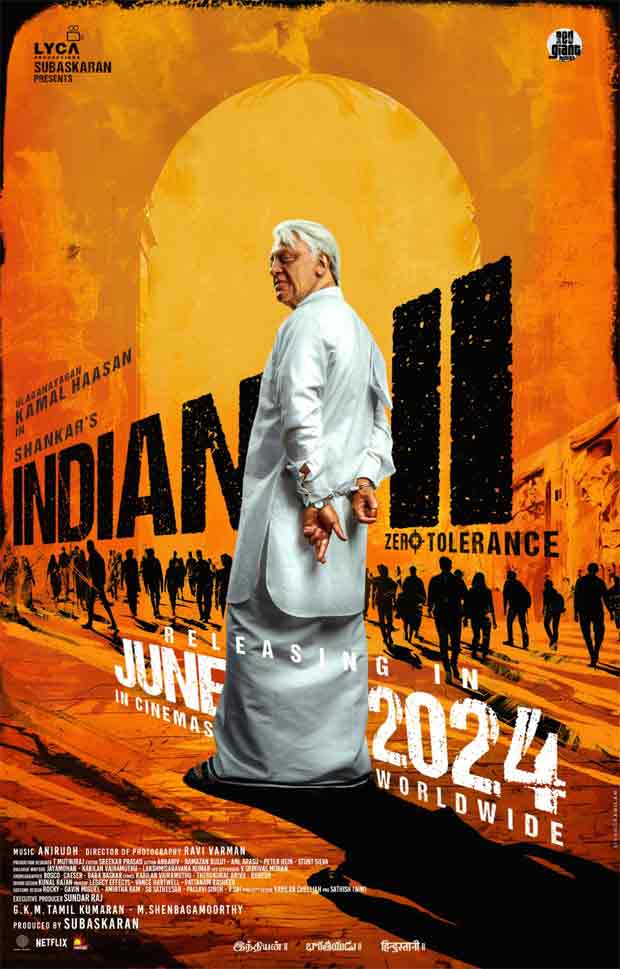 Kamal Haasan Starrer Indian 2 To Release In June Makers Share New Poster Featuring ‘senapathy 