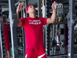 Nailing the pull ups! Kunal Kemmu back at it after a small break