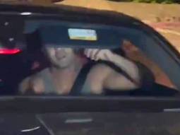 Paps capture a glimpse of Ranbir Kapoor in his new Bently