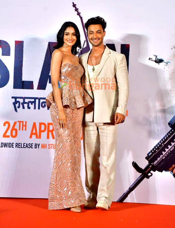 photos aayush sharma sushrii shreya mishraa and others grace the trailer launch of ruslaan 8