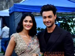 Photos: Aayush Sharma and Sushrii Shreya Mishraa promote Ruslaan on the sets of Dance Deewane 4